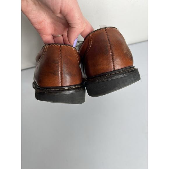 Allen Edmonds Brown Leather Lace Up Loafer Oxford Men’s Size 11.5D - Picture 8 of 11
